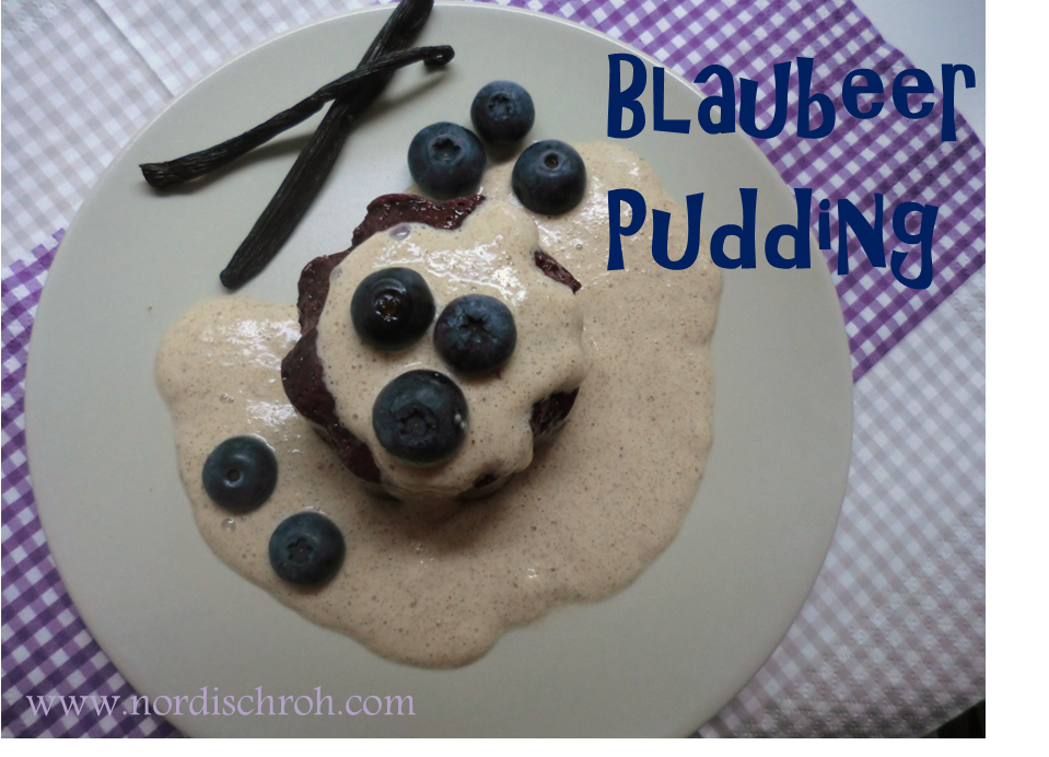 Blaubeer Pudding