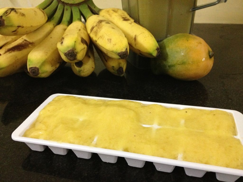 Mango-Bananen-Eis